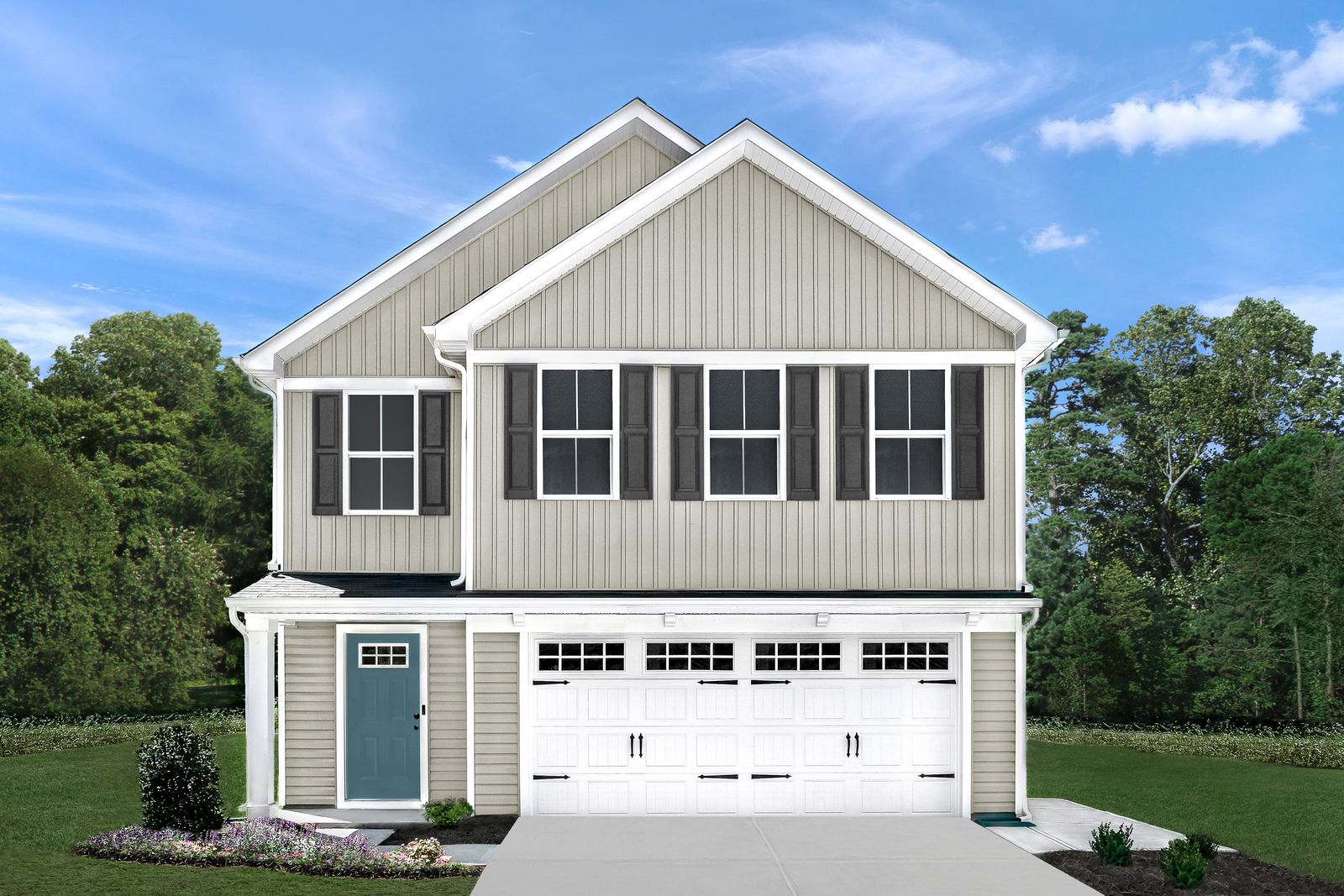 Marigold w/ Rear Deck - Fieldstone West: Elyria, Ohio - Ryan Homes