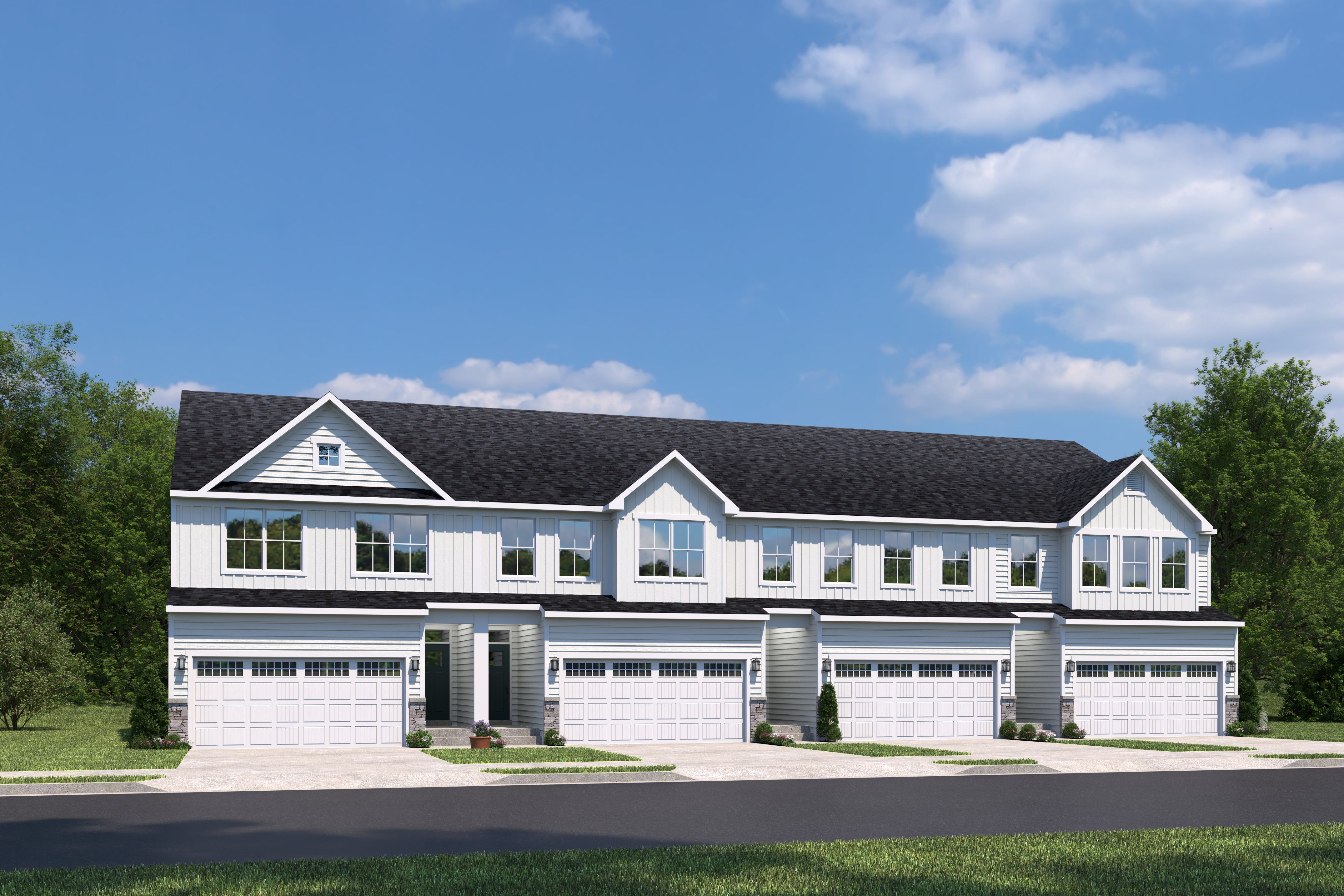 Thornewood with Finished Basement - Lehigh Preserve Townhomes: Mertztown, Pennsylvania - Ryan Homes