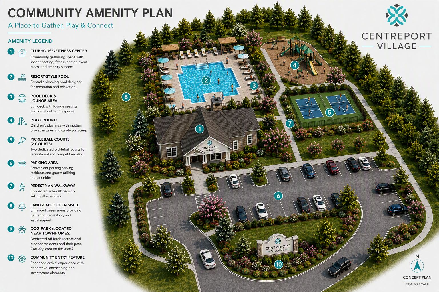 casa en Centreport Village por Ryan Homes
