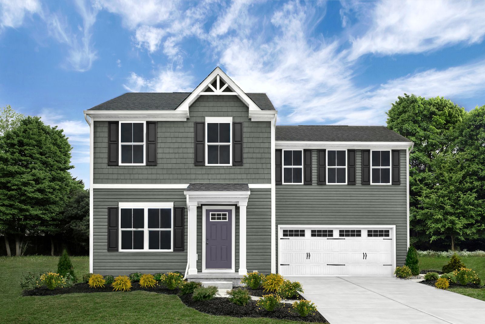 Birch w/ Rear Deck - Orchard Meadow: Elyria, Ohio - Ryan Homes