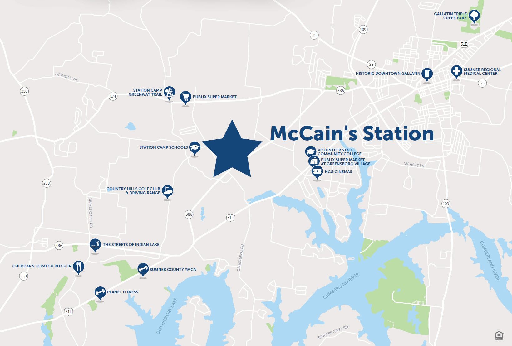 casa en McCain's Station Townhomes por Ryan Homes