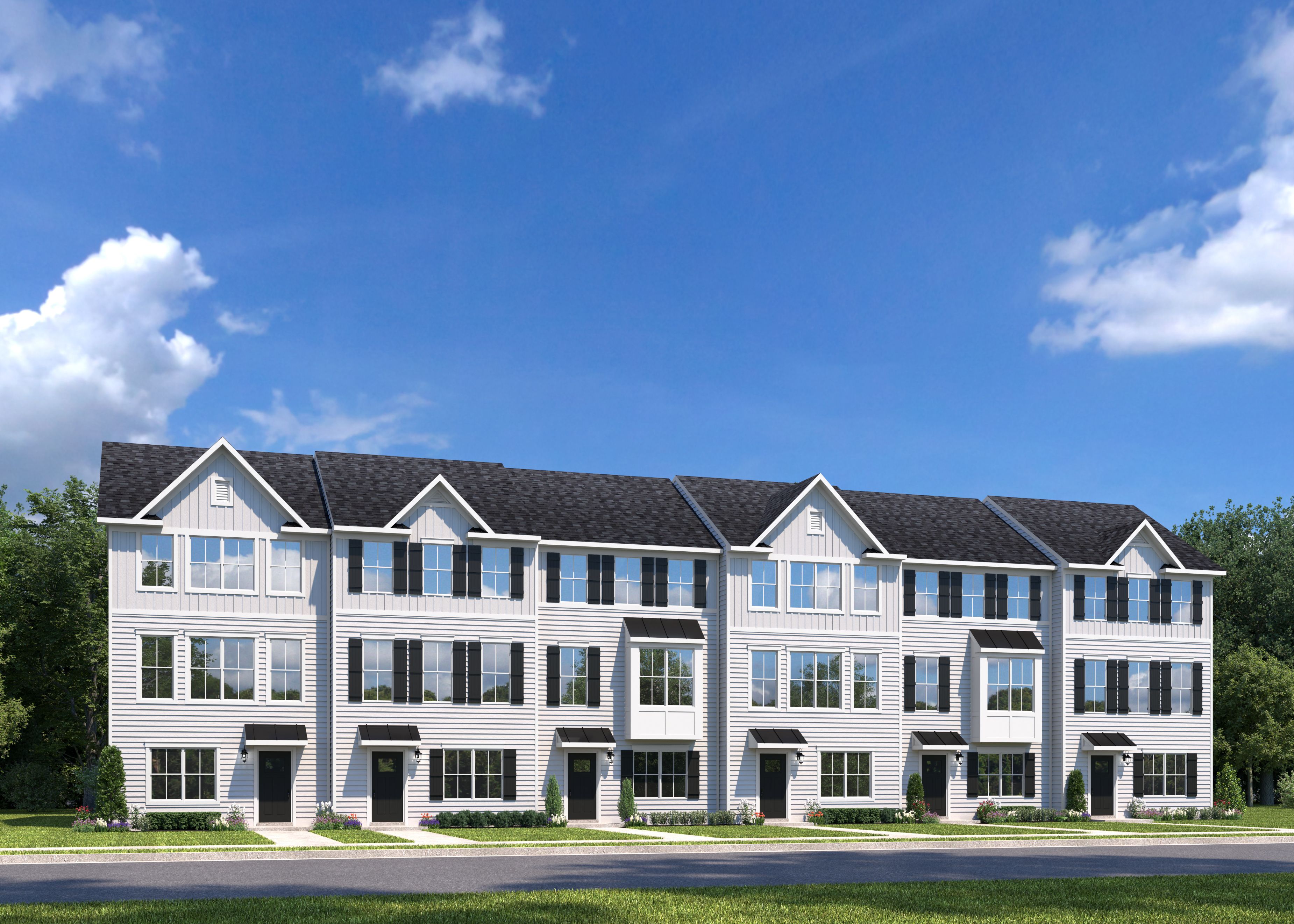 casa en Kings Meadow 3-Story Townhomes por Ryan Homes