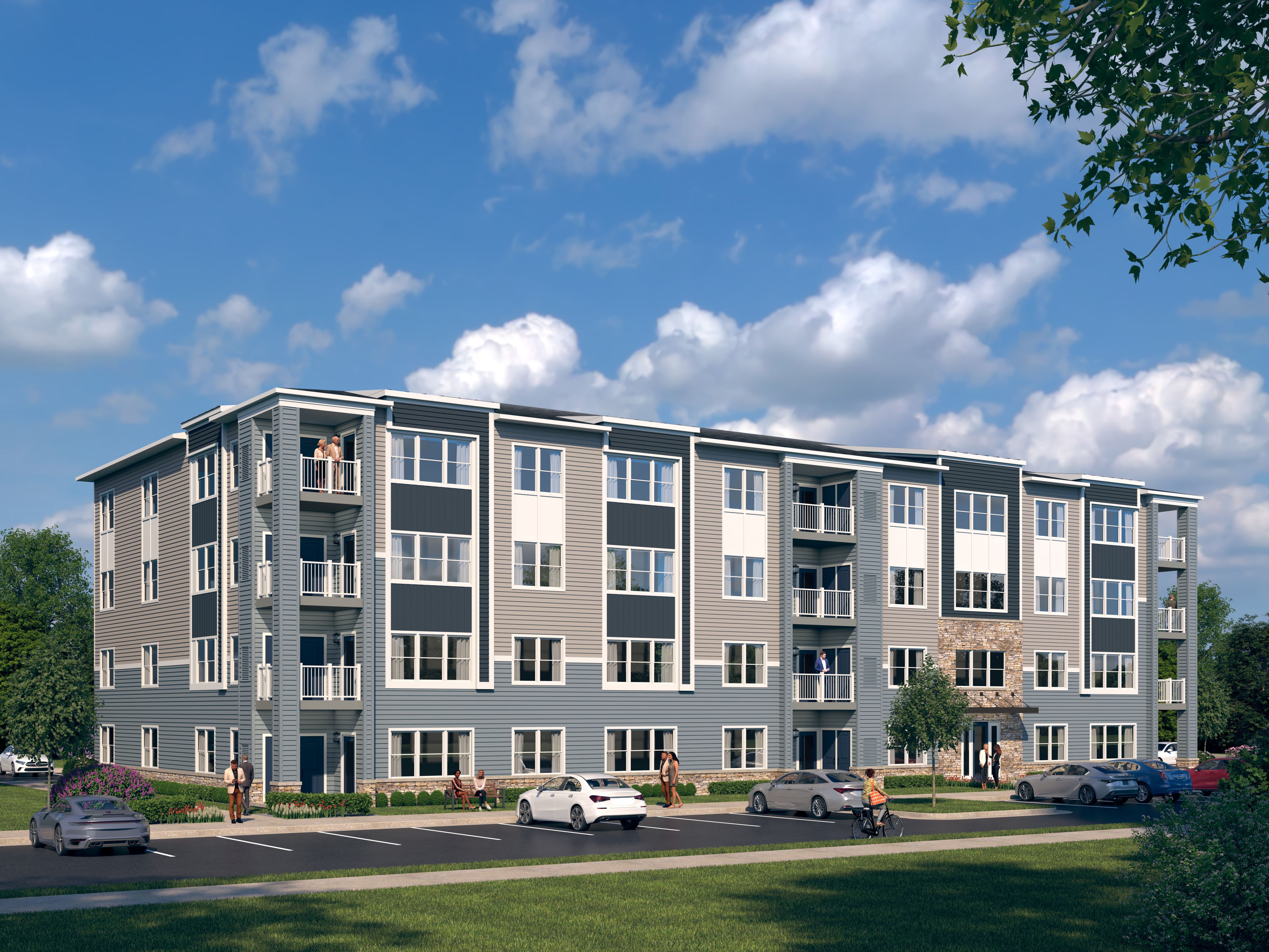 casa en Jacobsville 55+ Elevator Condos por Ryan Homes