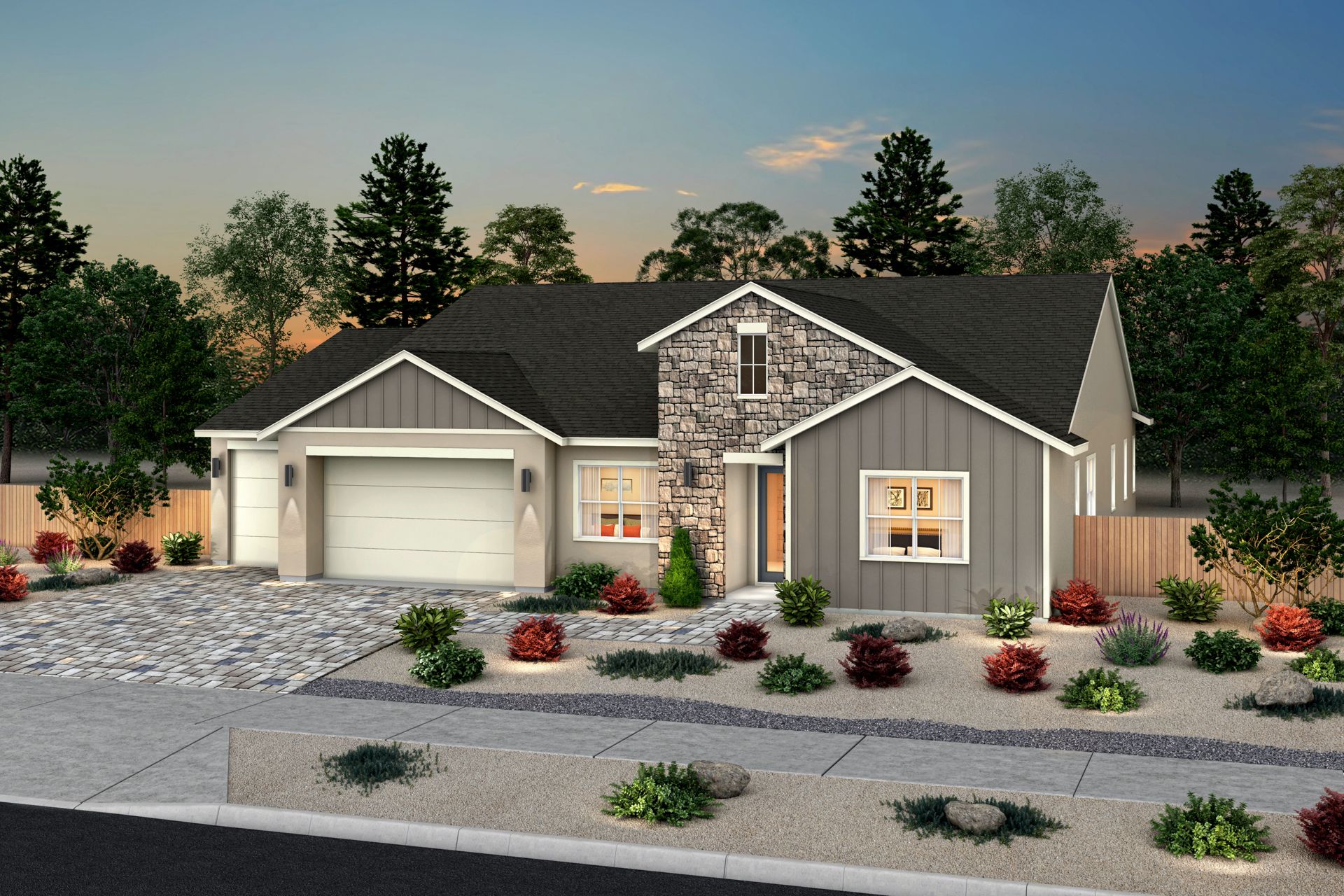 Plan 2, Farmhouse - Shadow Hills: Sparks, Nevada - Ryder Homes