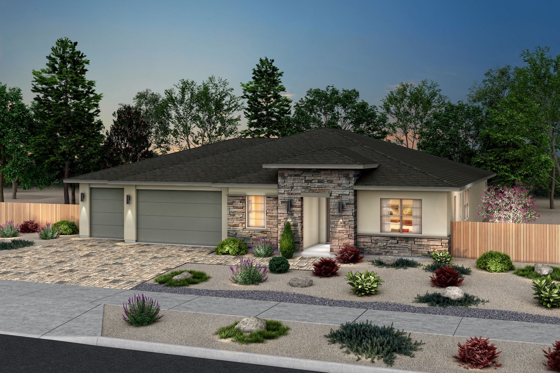 Plan 3, Desert floor plan