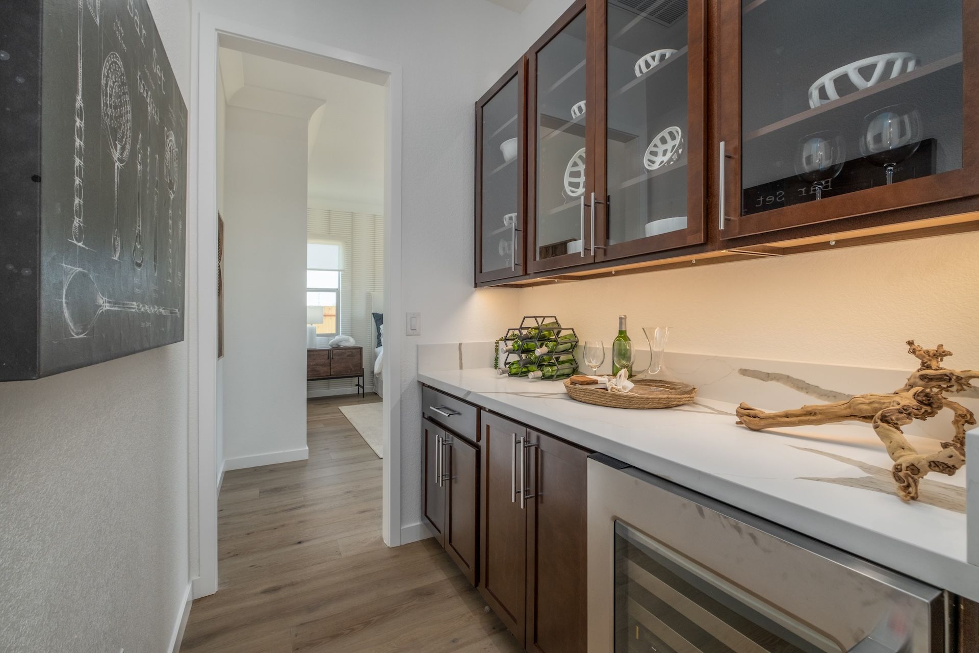 Wet Bar to Primary Bedroom