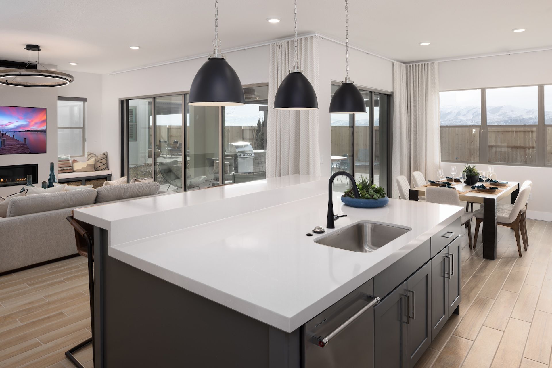 Kitchen and Dining Area