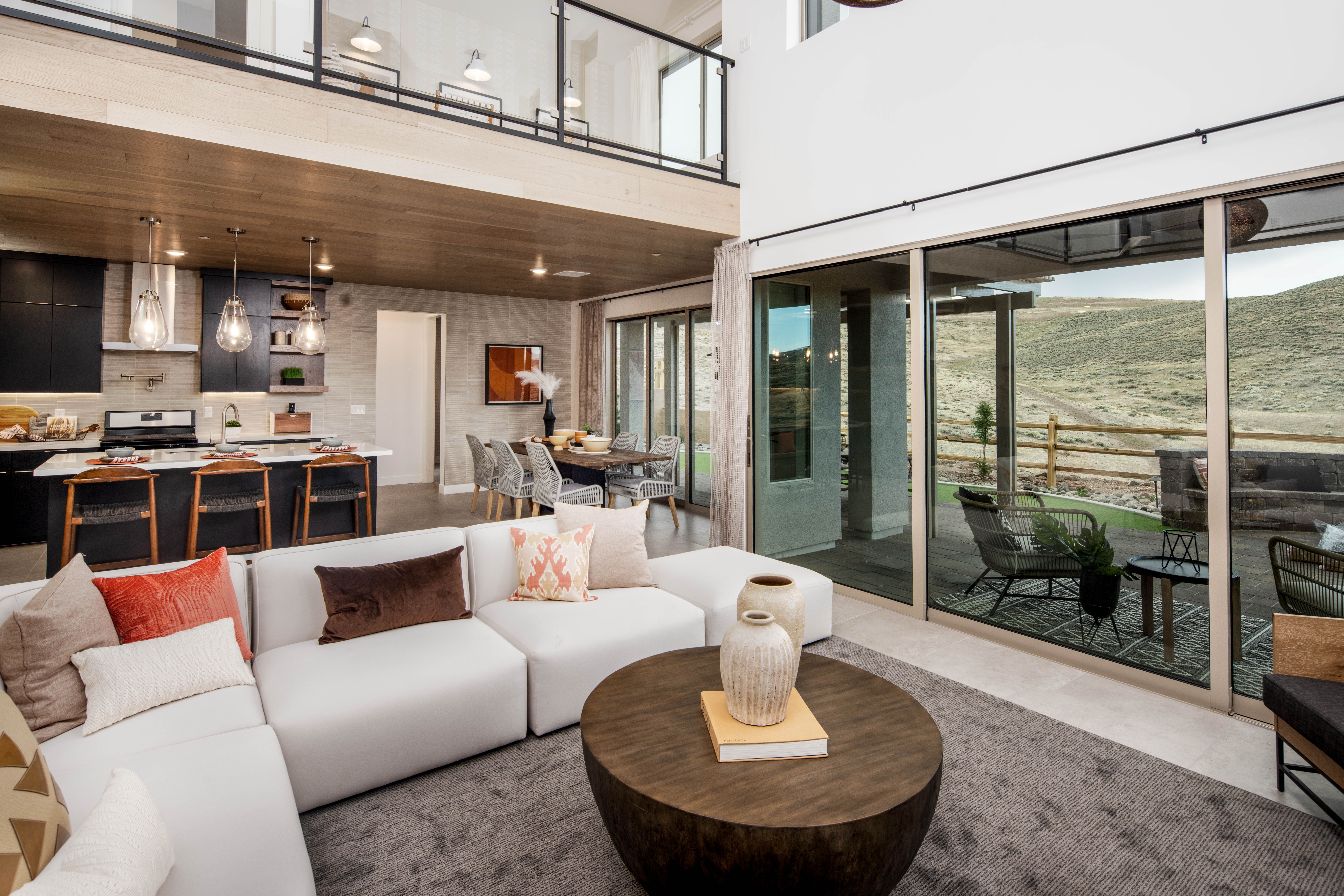 Great Room To Kitchen & Dining