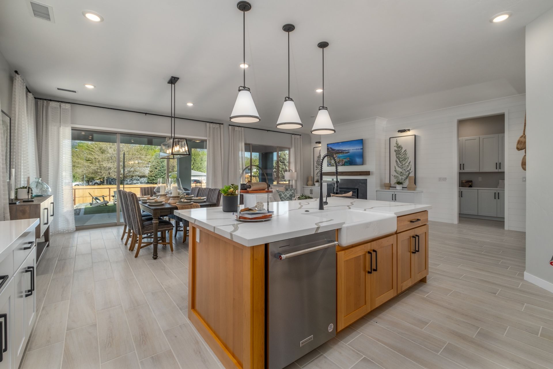 Kitchen Island View