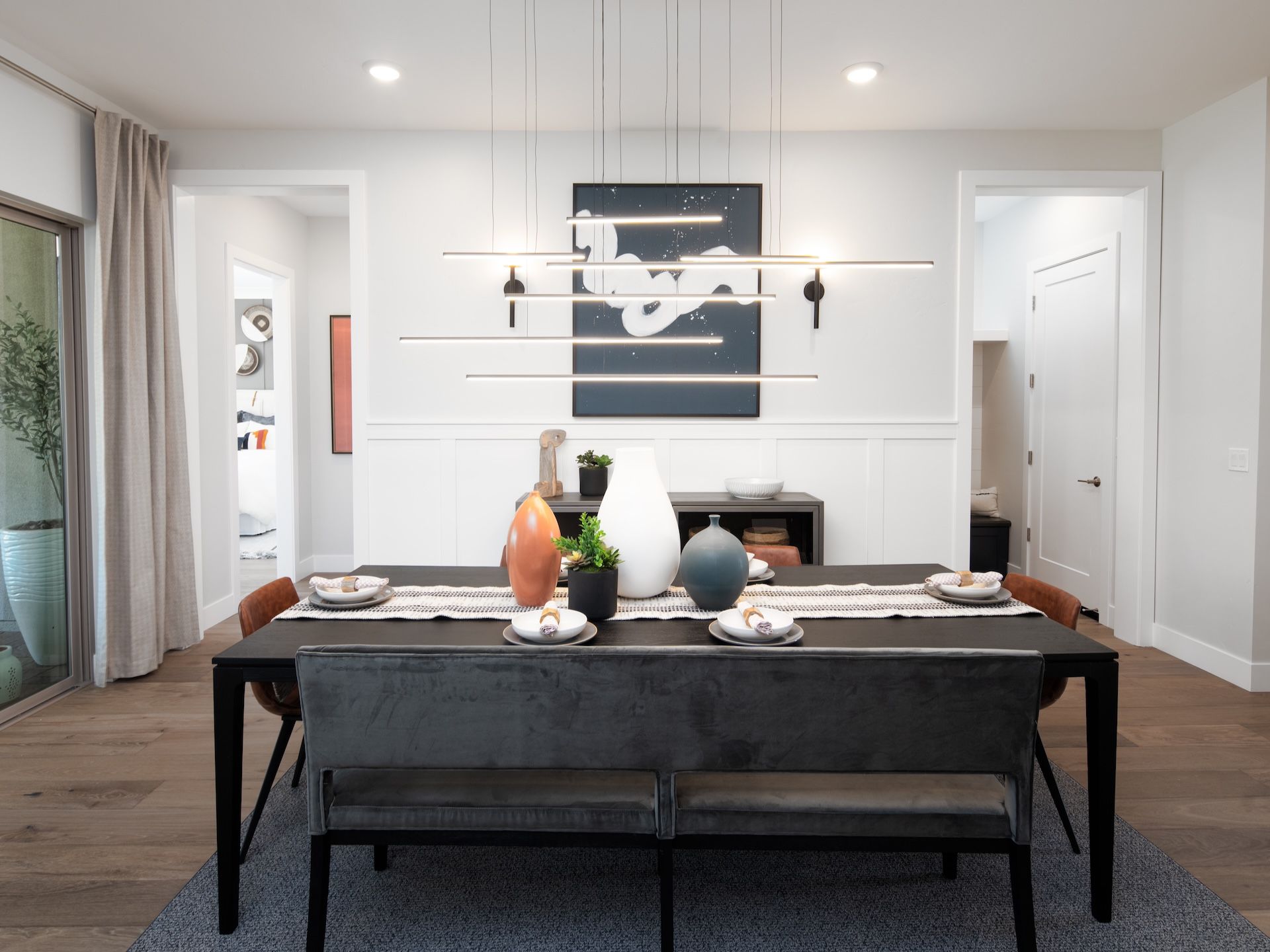 The Dining Area Located In Our Plan 3 Model Home