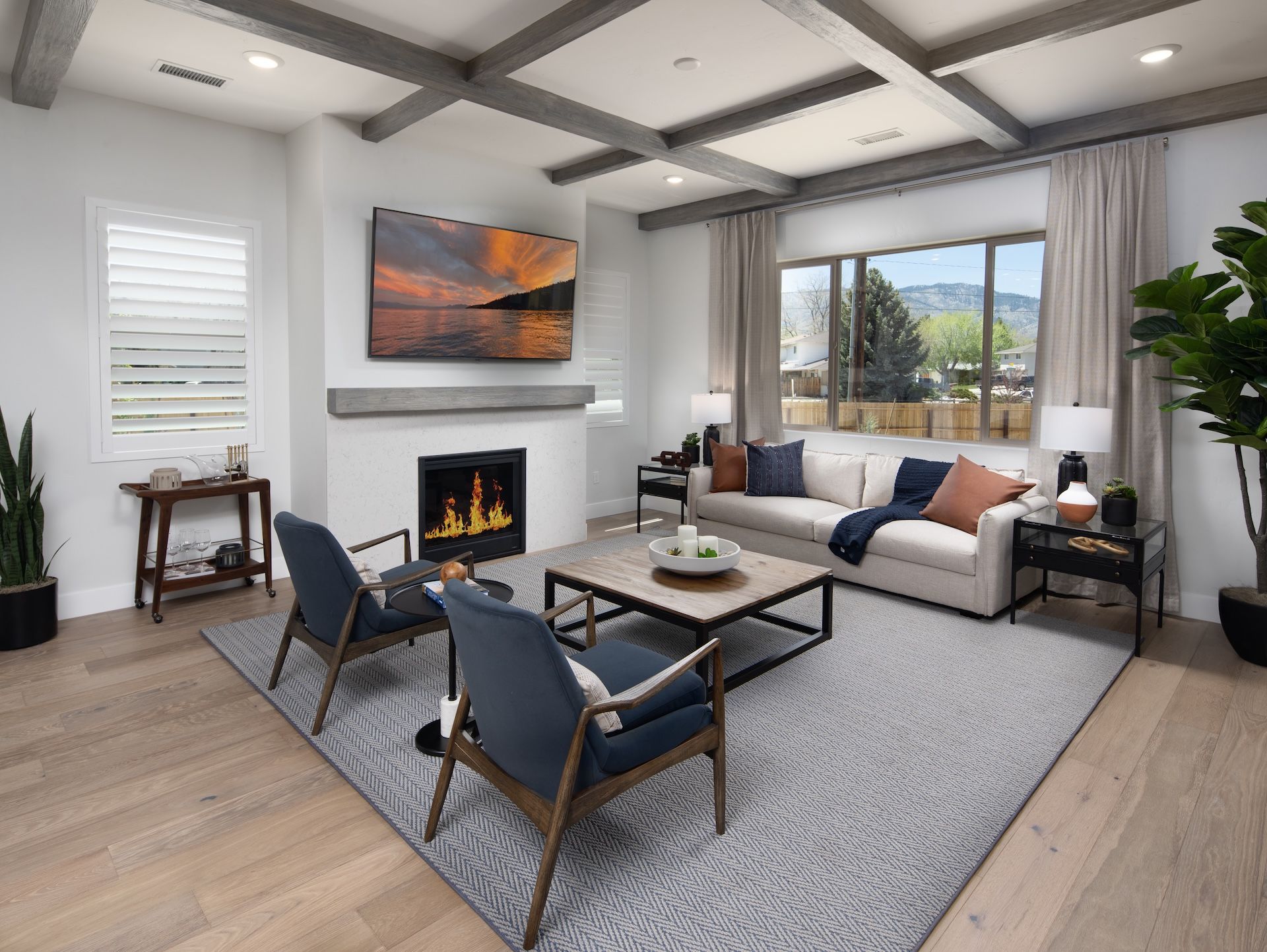 Our Plan 3 Great Room As Seen In Model Home