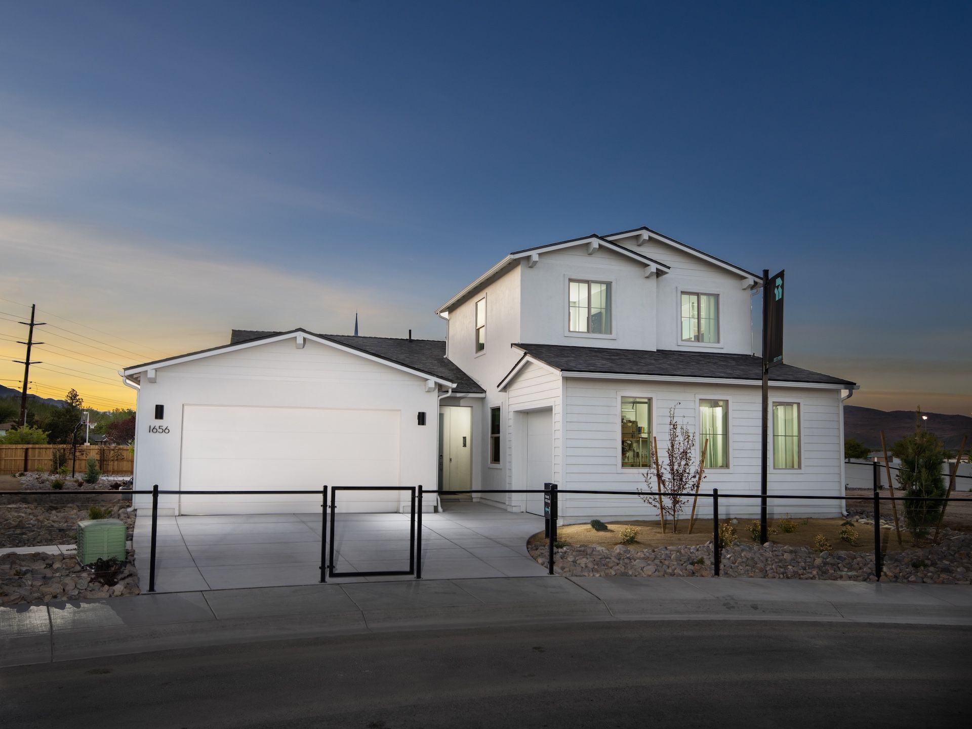 Our Plan 4X Model With A Modern Ranch Style Elevation