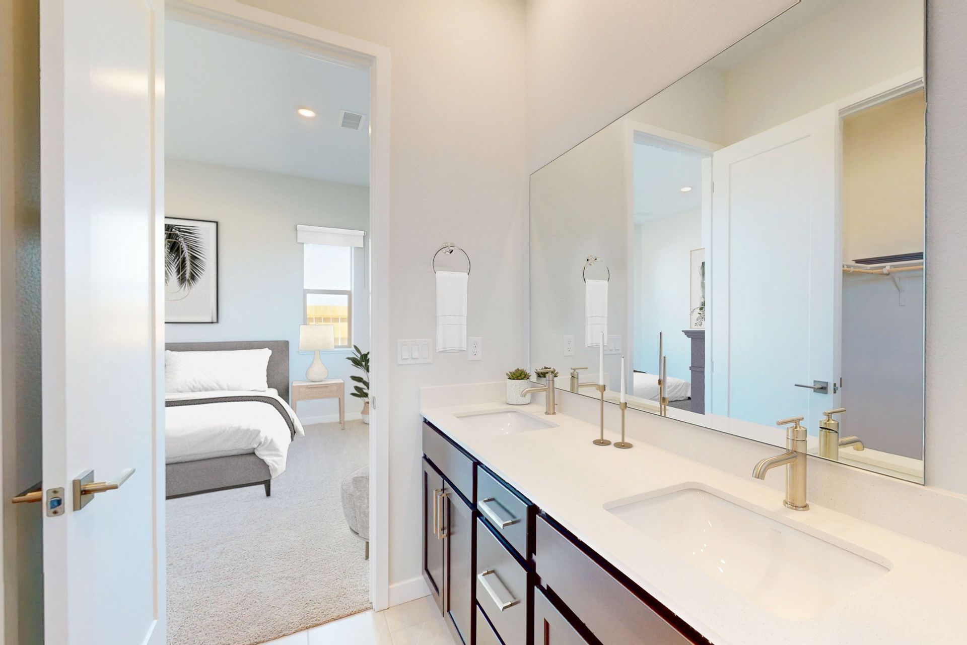 Primary Bathroom to Primary Bedroom