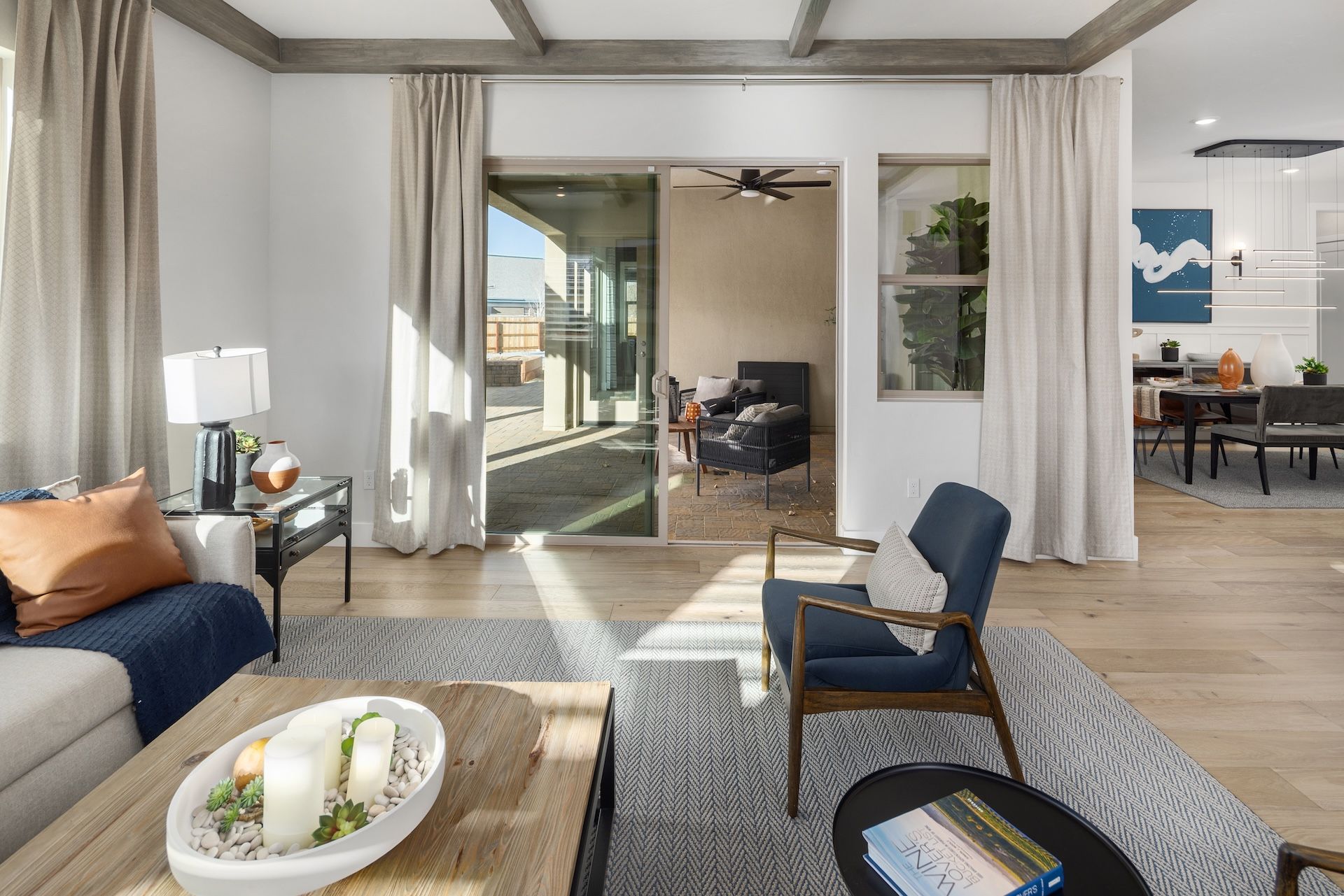 Plan 3 Great Room To Outdoor Loggia