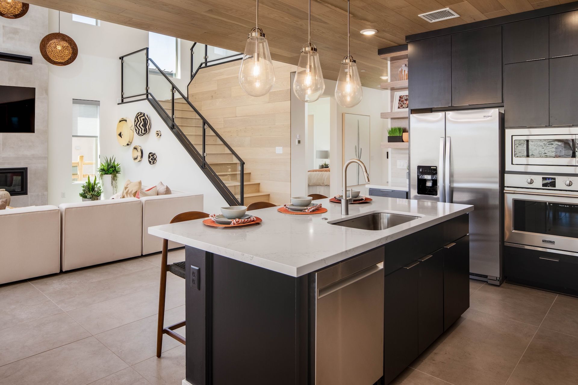 Kitchen Island View