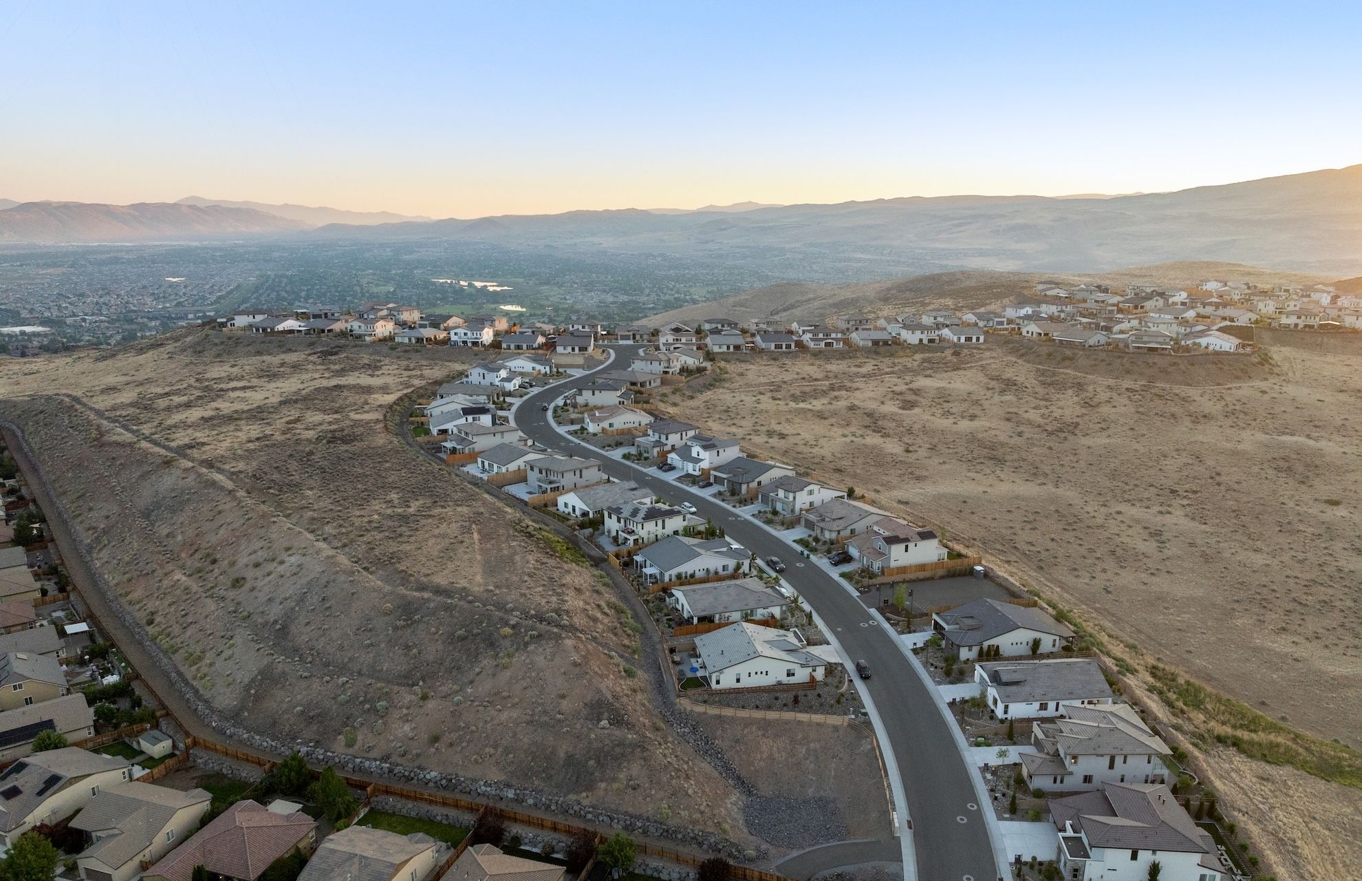 Aerial View Of Community