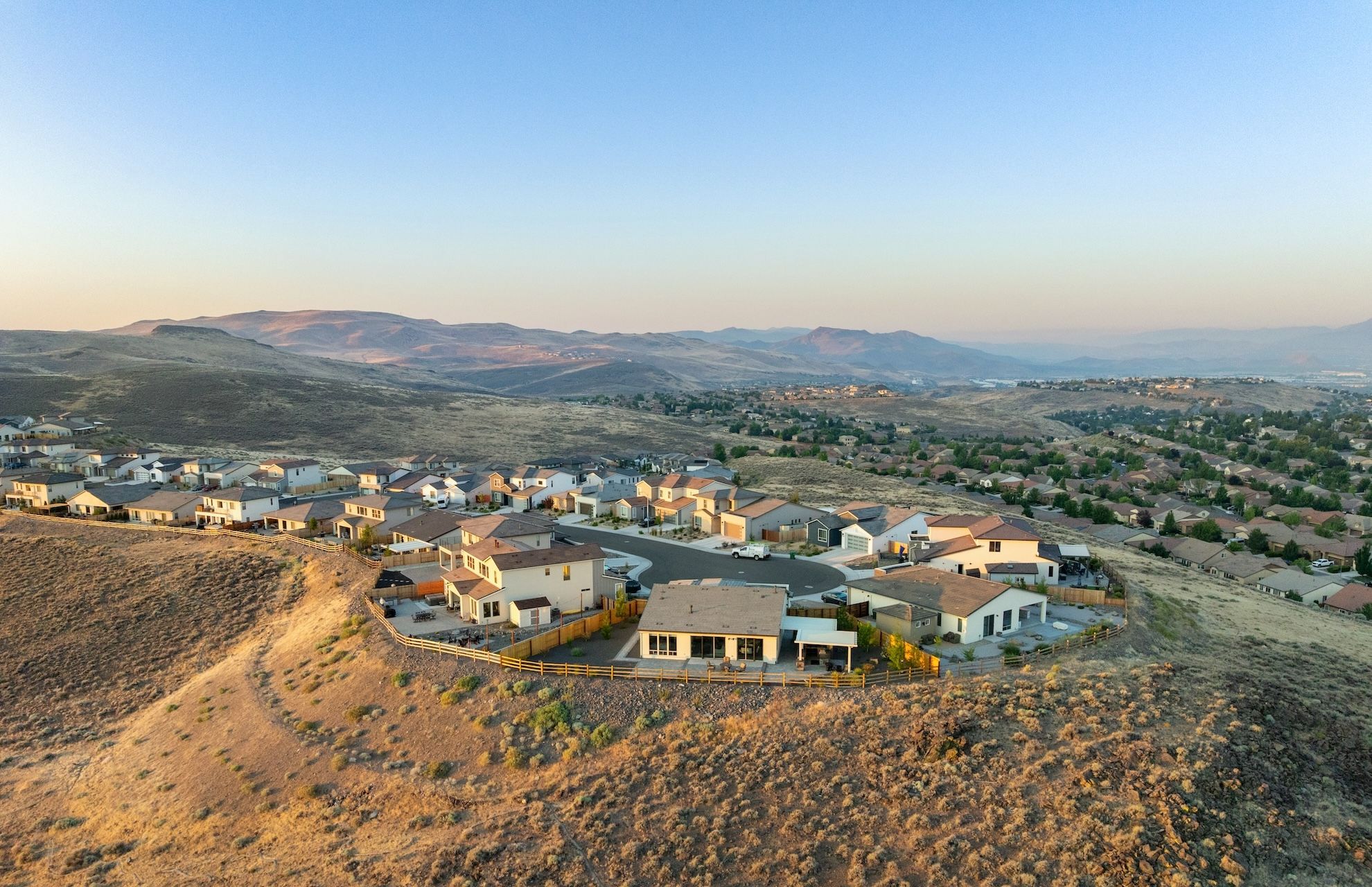 Aerial View Of Community