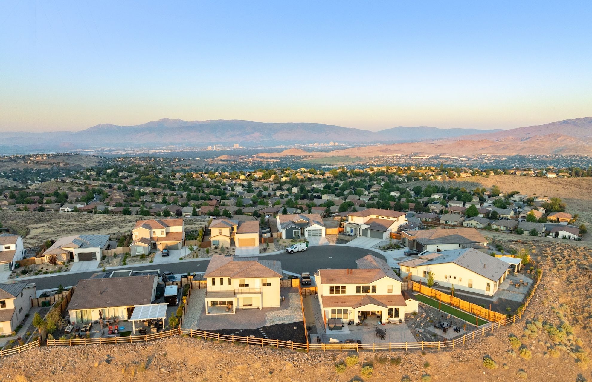 Aerial View Of Community