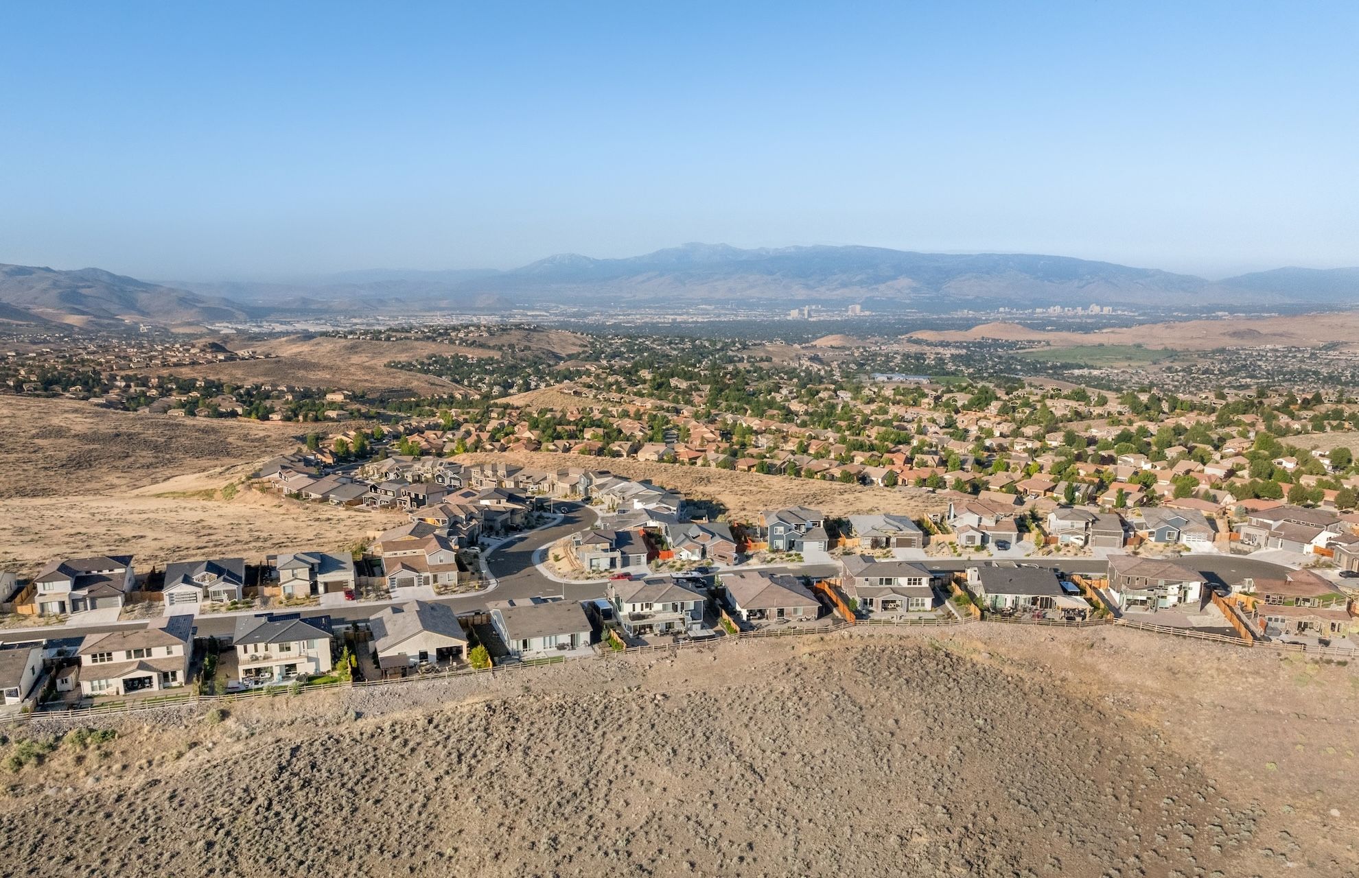 Aerial View Of Community