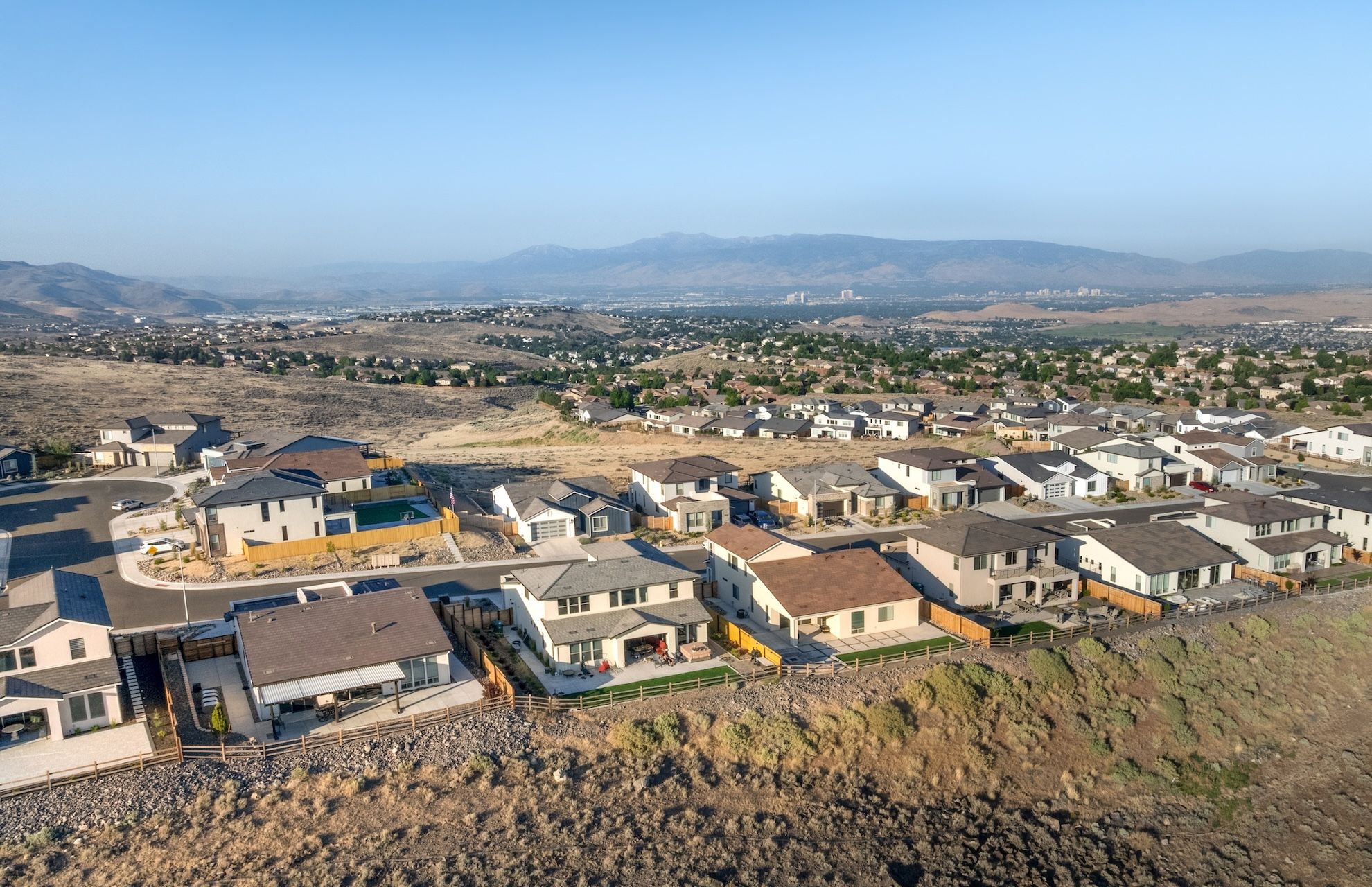 Aerial View Of Community