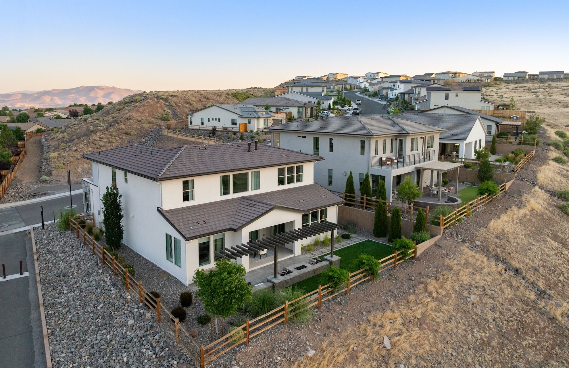 Aerial View Of Rear Elevation