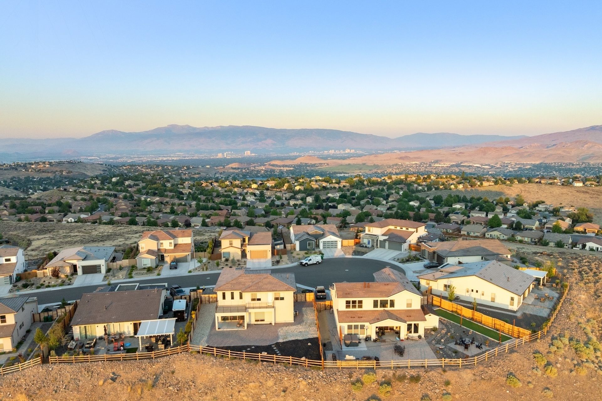 Aerial View Of Community
