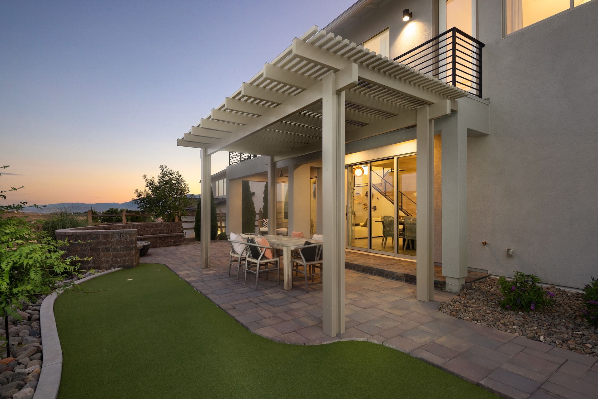 Plan 3X Backyard View
