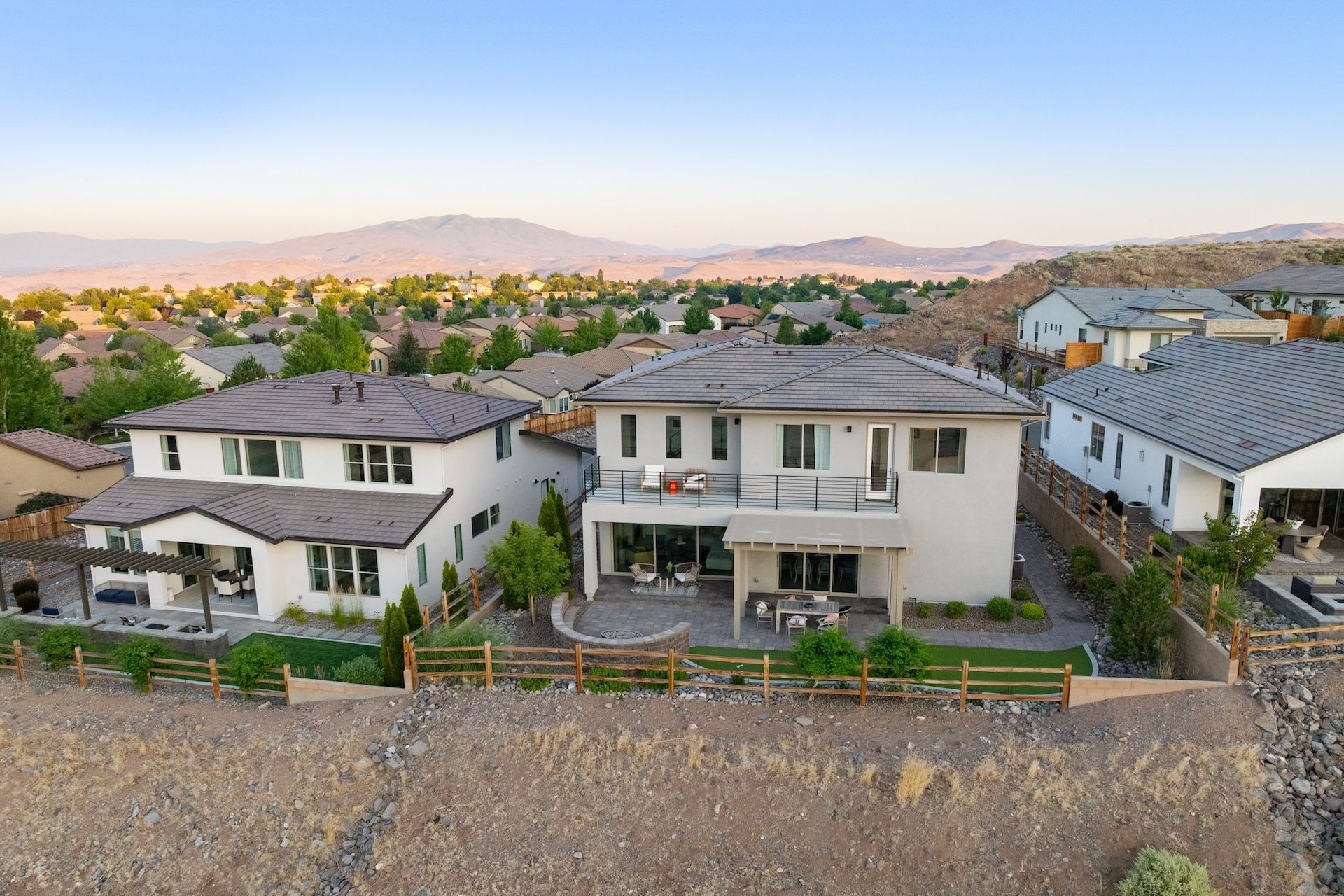 Aerial View Of Rear Elevation