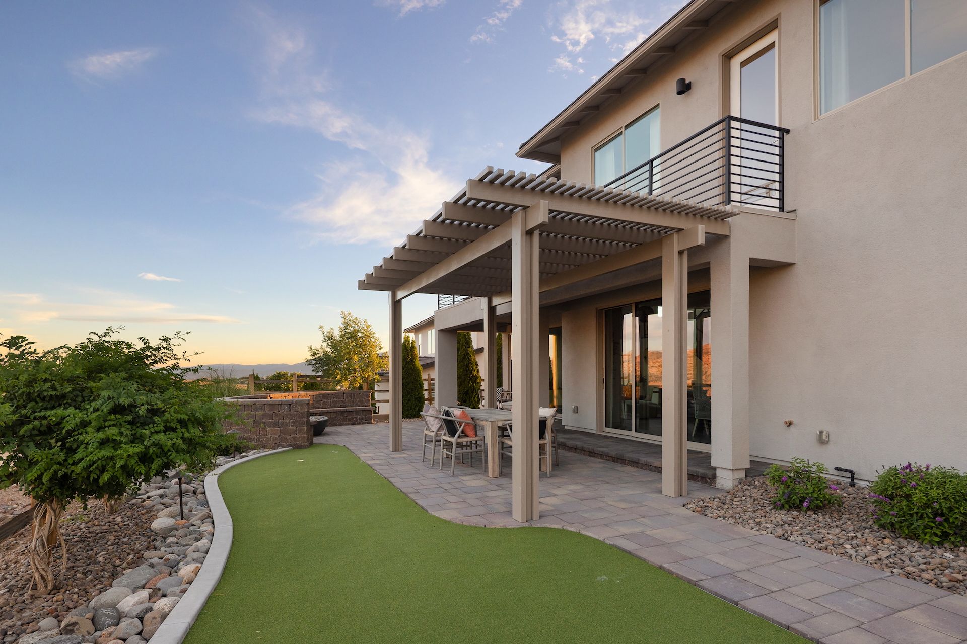 Backyard View Of Home