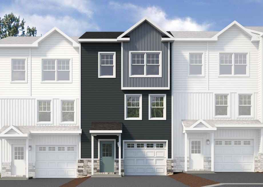 Redfield - Steeplechase Townhomes: Pleasant Gap, Pennsylvania - S&A Homes