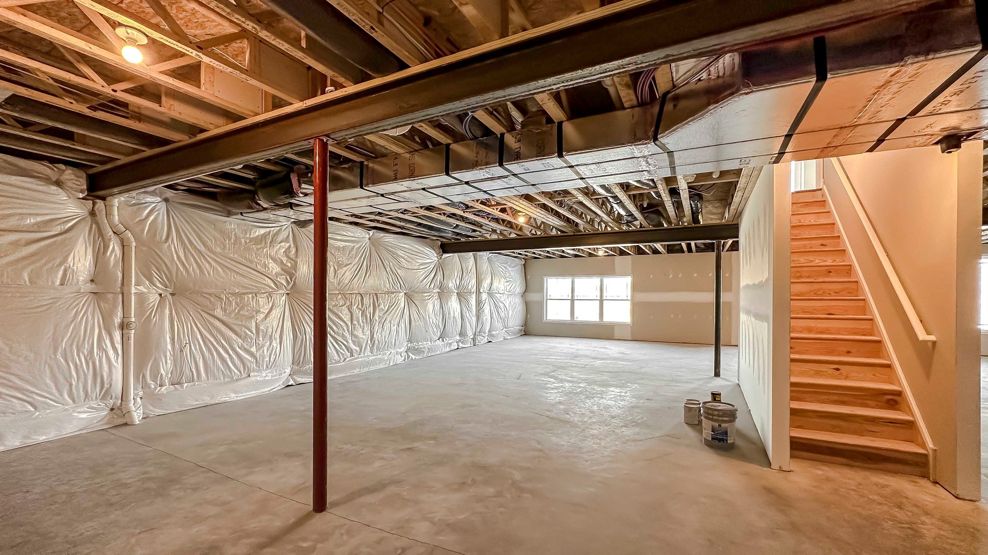 Chatham Unfinished Walkout Basement