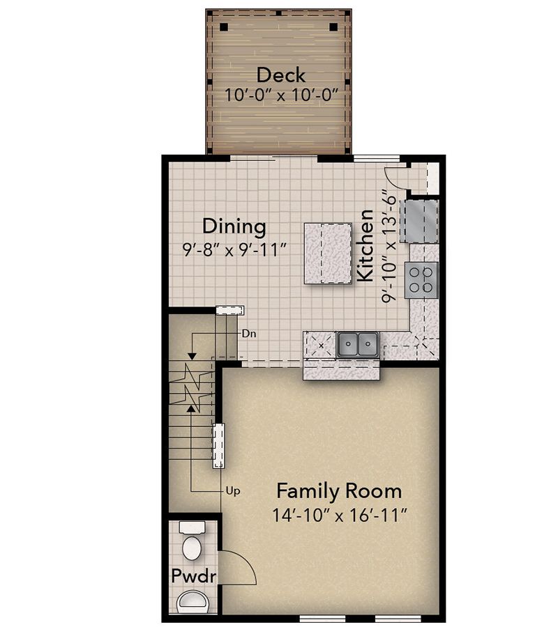 Main Level STD with Island 800900