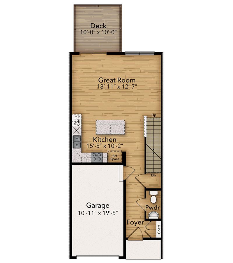 Main Level LVT Island