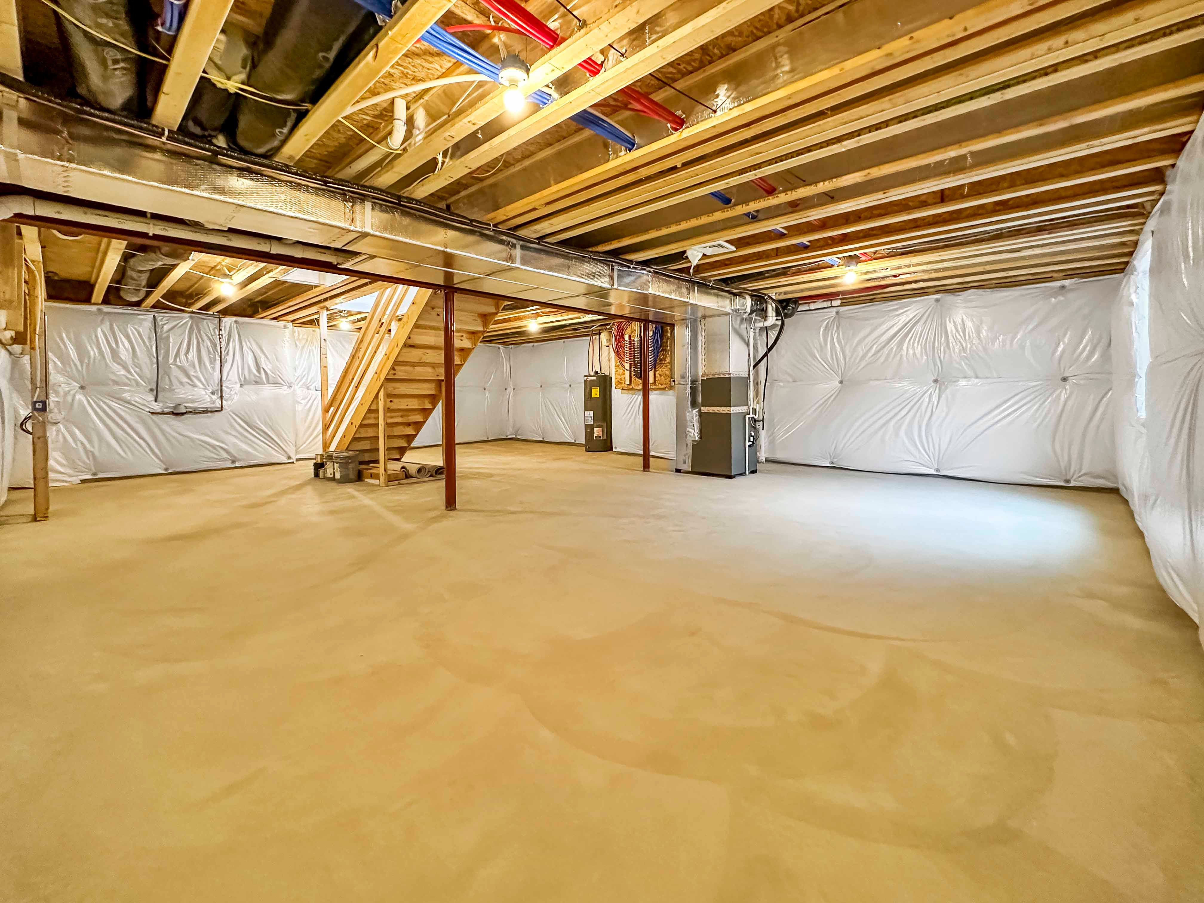 Brandywine - Unfinished Basement 2