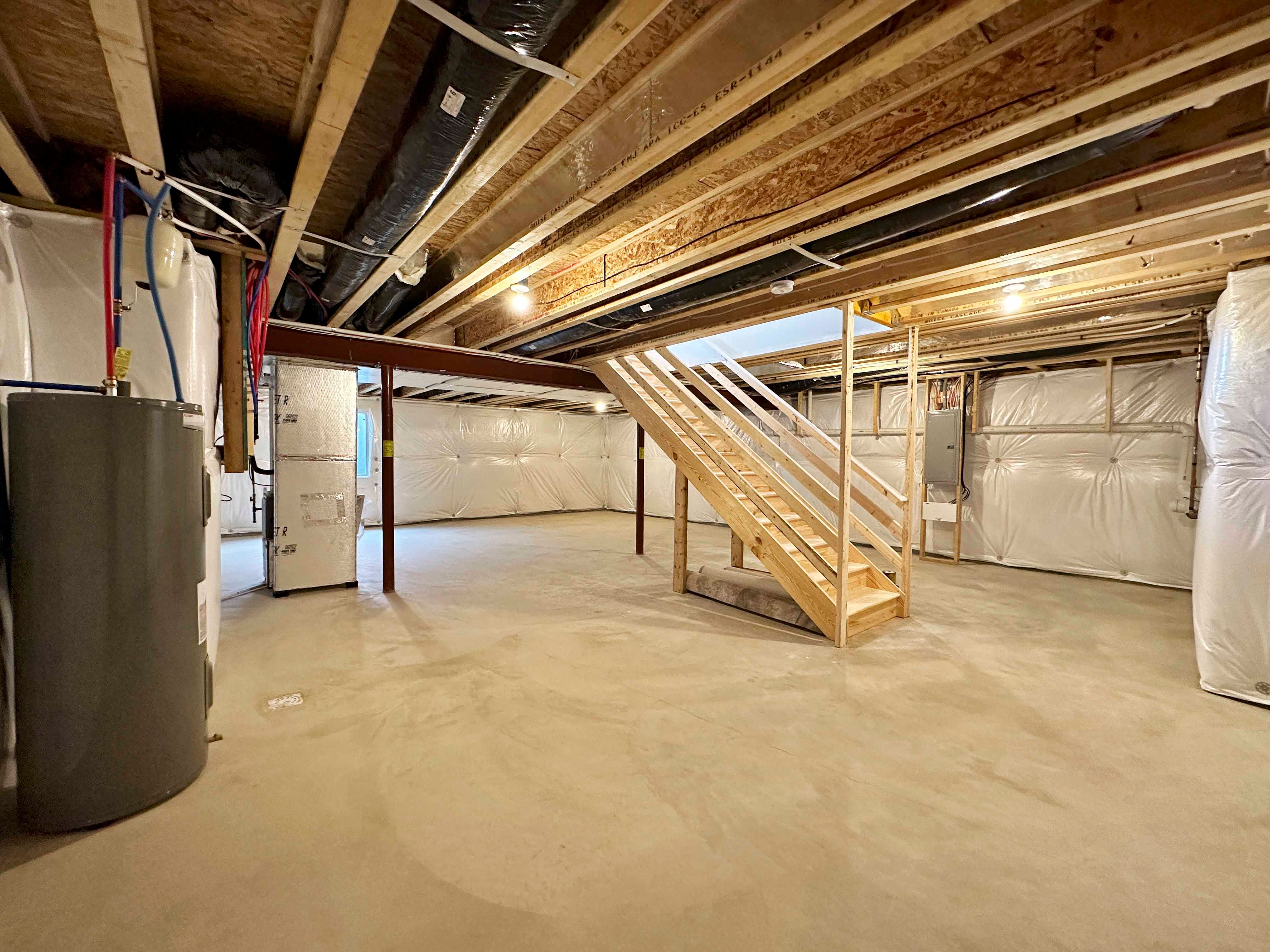 Brandywine - Unfinished Basement