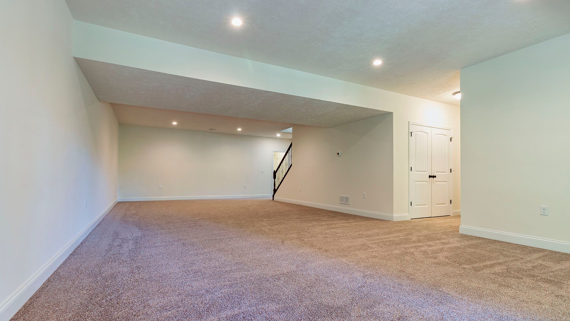 Optional finished basement in Aspen floorplan