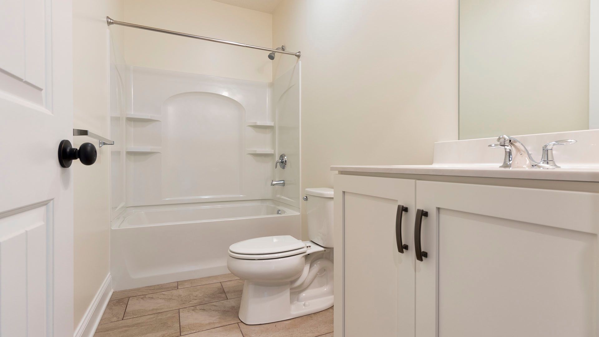 Optional full bath in lower level, Aspen floorplan