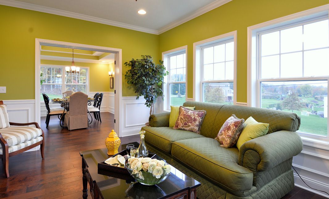 Formal living room in the Wyndham floorplan