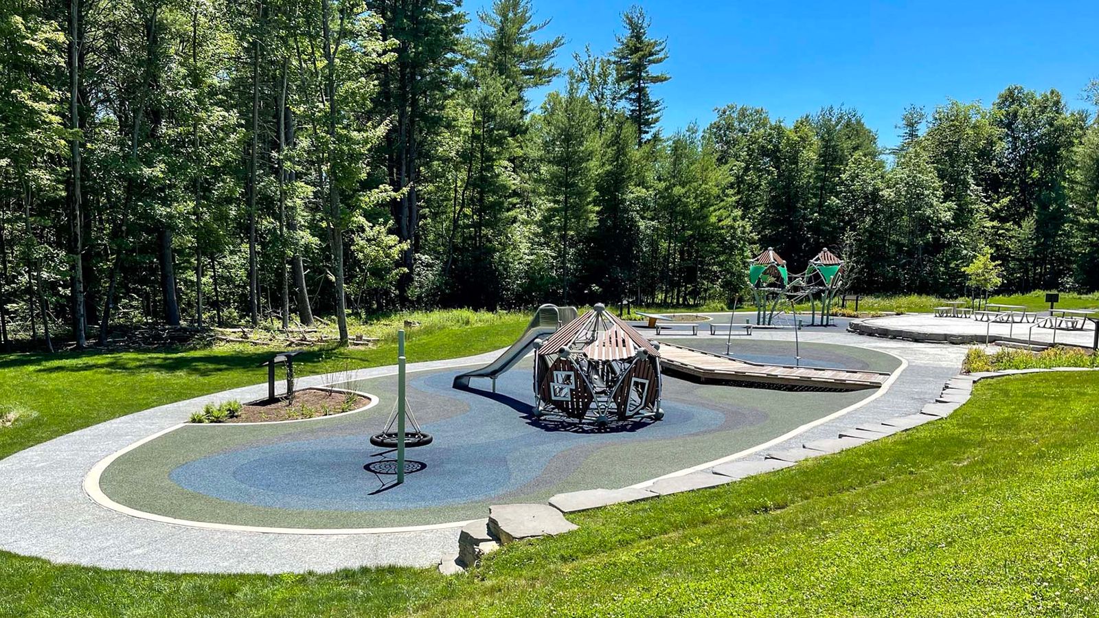Grays Woods park play equipment