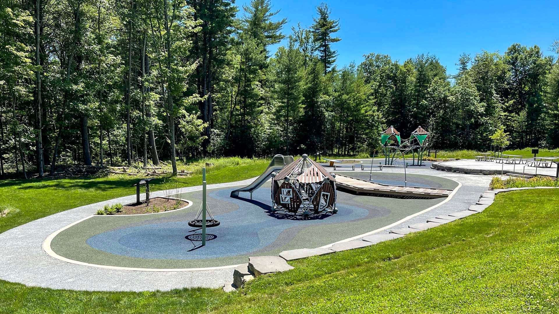 Grays Woods park play equipment