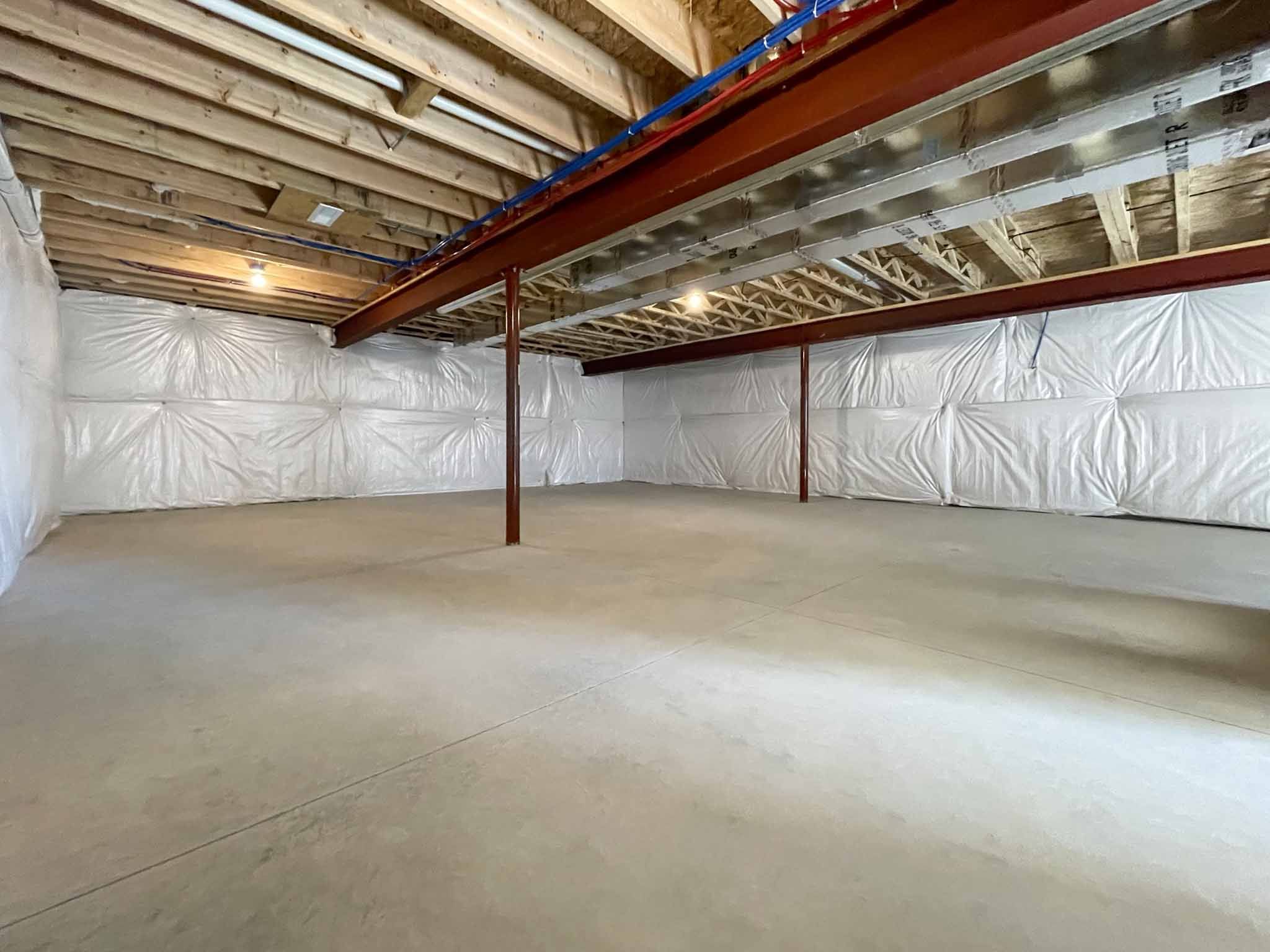 Unfinished basement