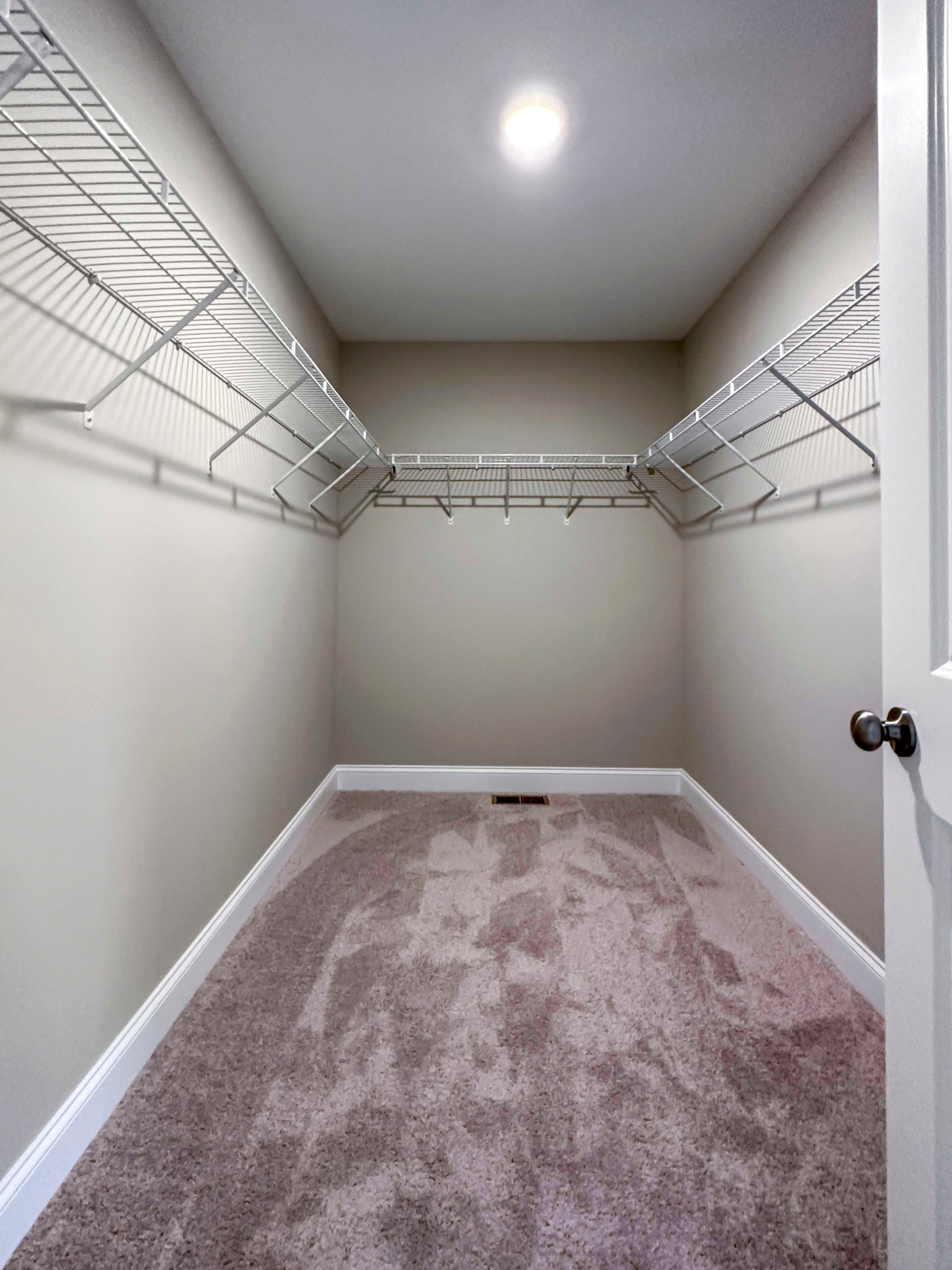 Owner's Bedroom - Walk-in Closet with wire shelving