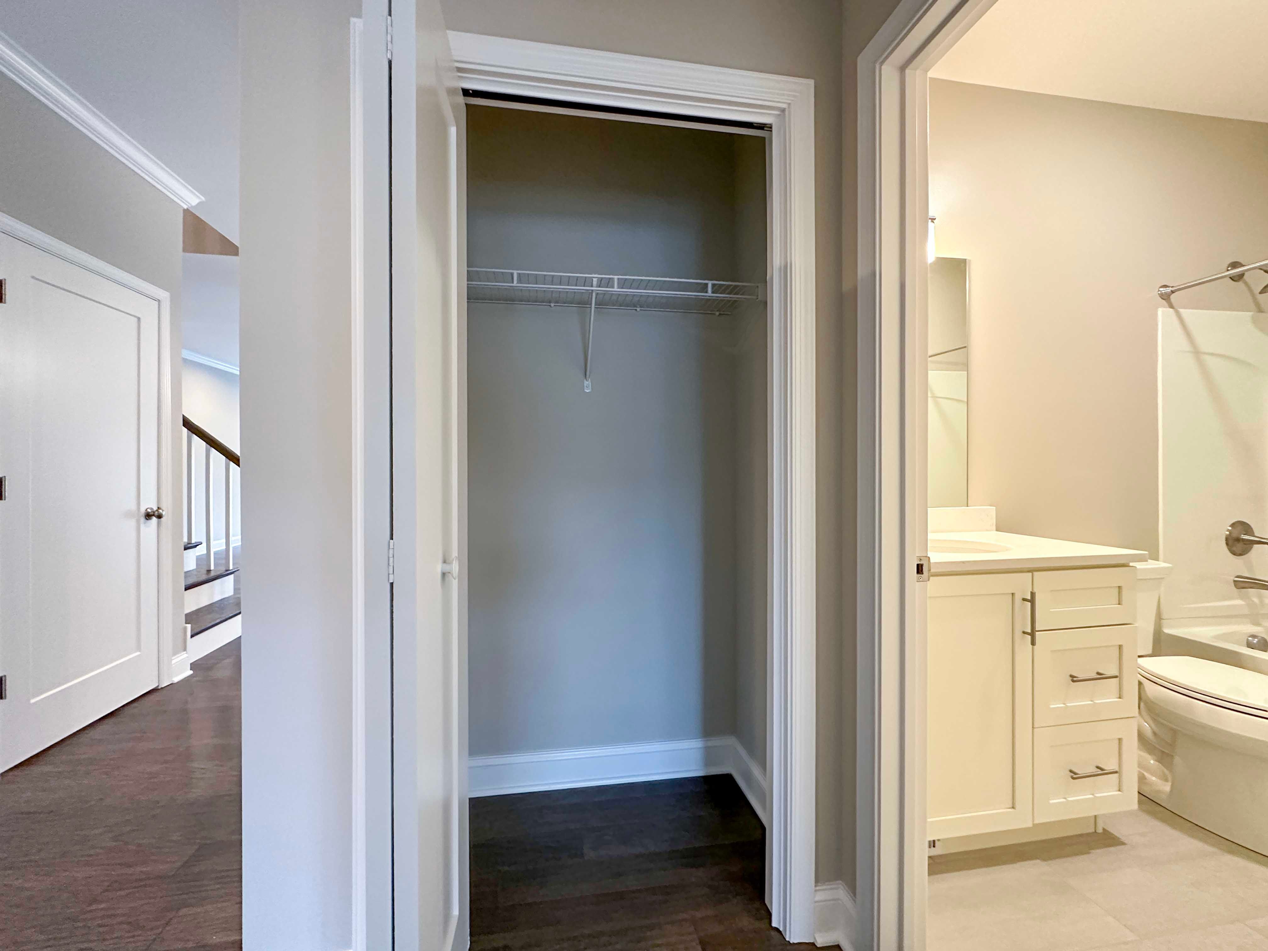 Linen Closet outside of Bathroom 2