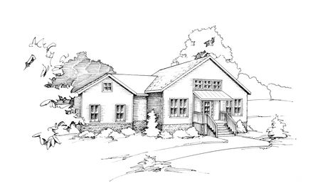 Millbrook A Floor Plan - Saddlehorn