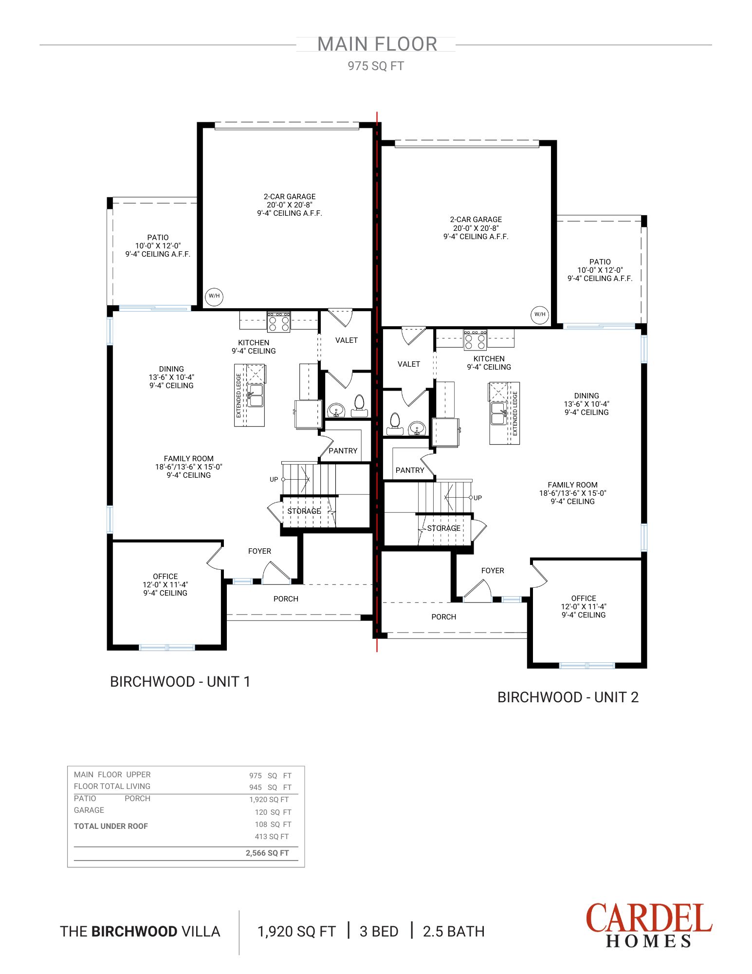 Birchwood - Two Story Villa