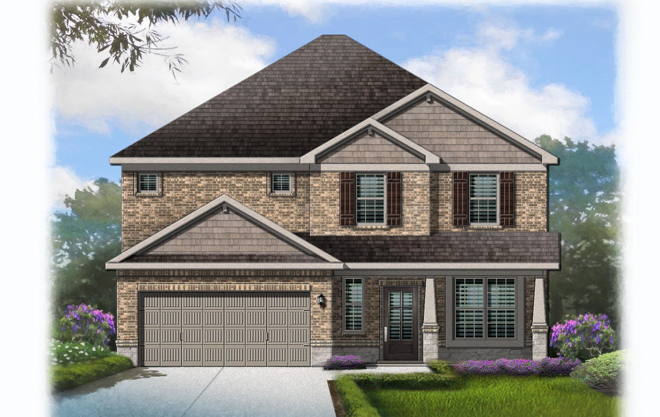 Lennox C Plan at Kendall Lakes in Alvin, TX by Saratoga Homes