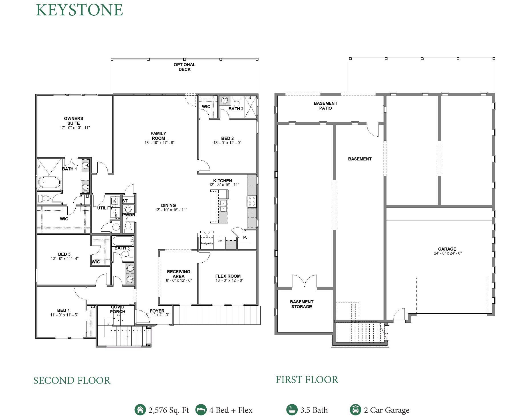 Keystone Floorplan