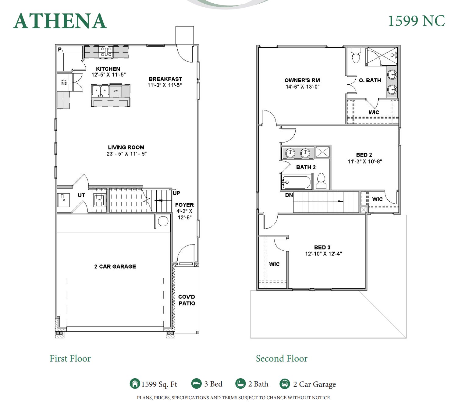 Athena 1599 NS floorplan