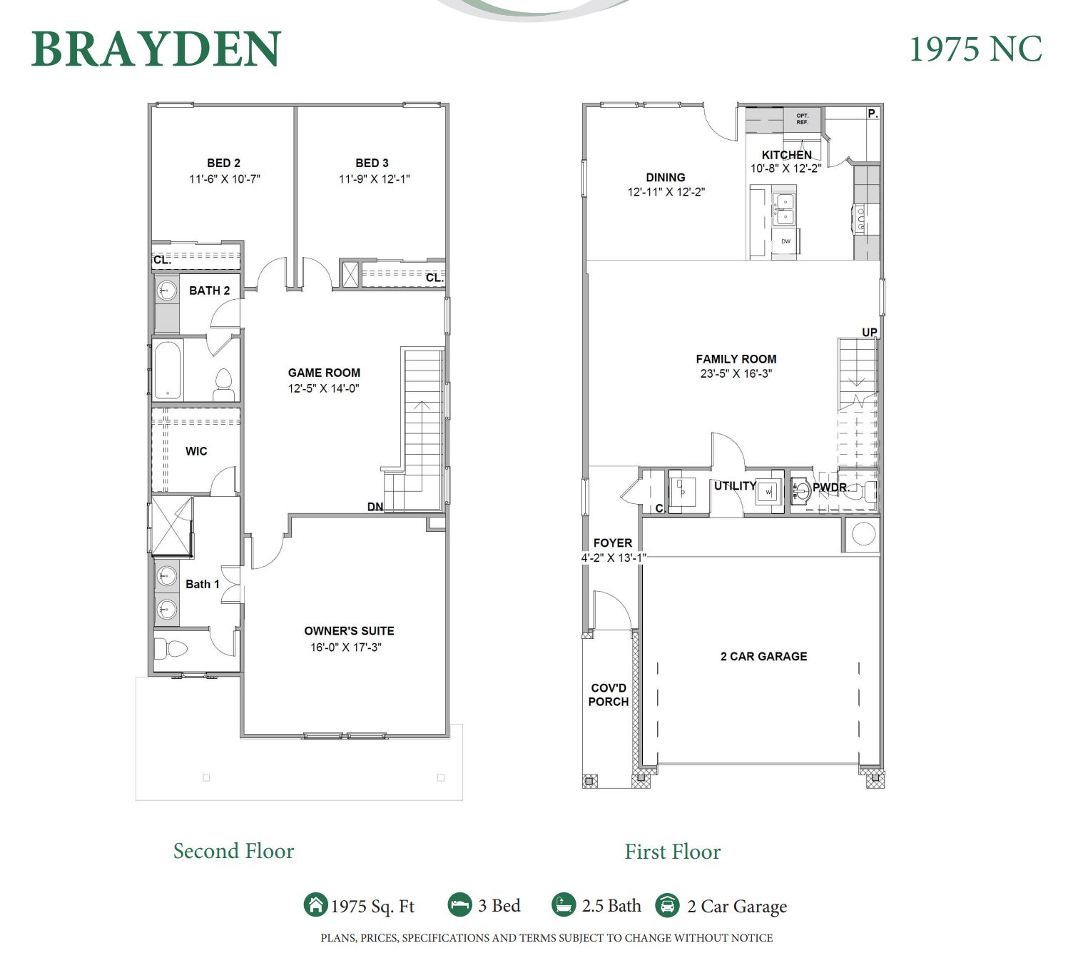 Brayden 1957NC floorplan