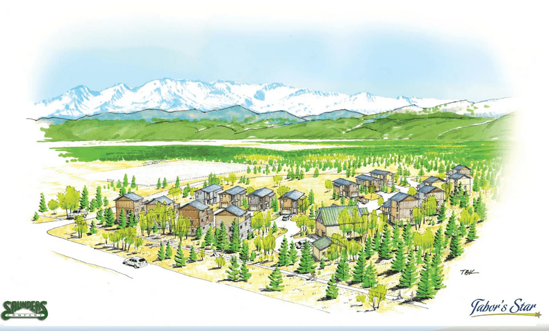 Tabor's Star Neighborhood por Saunders Company en Summit-Rocky Mountains Colorado